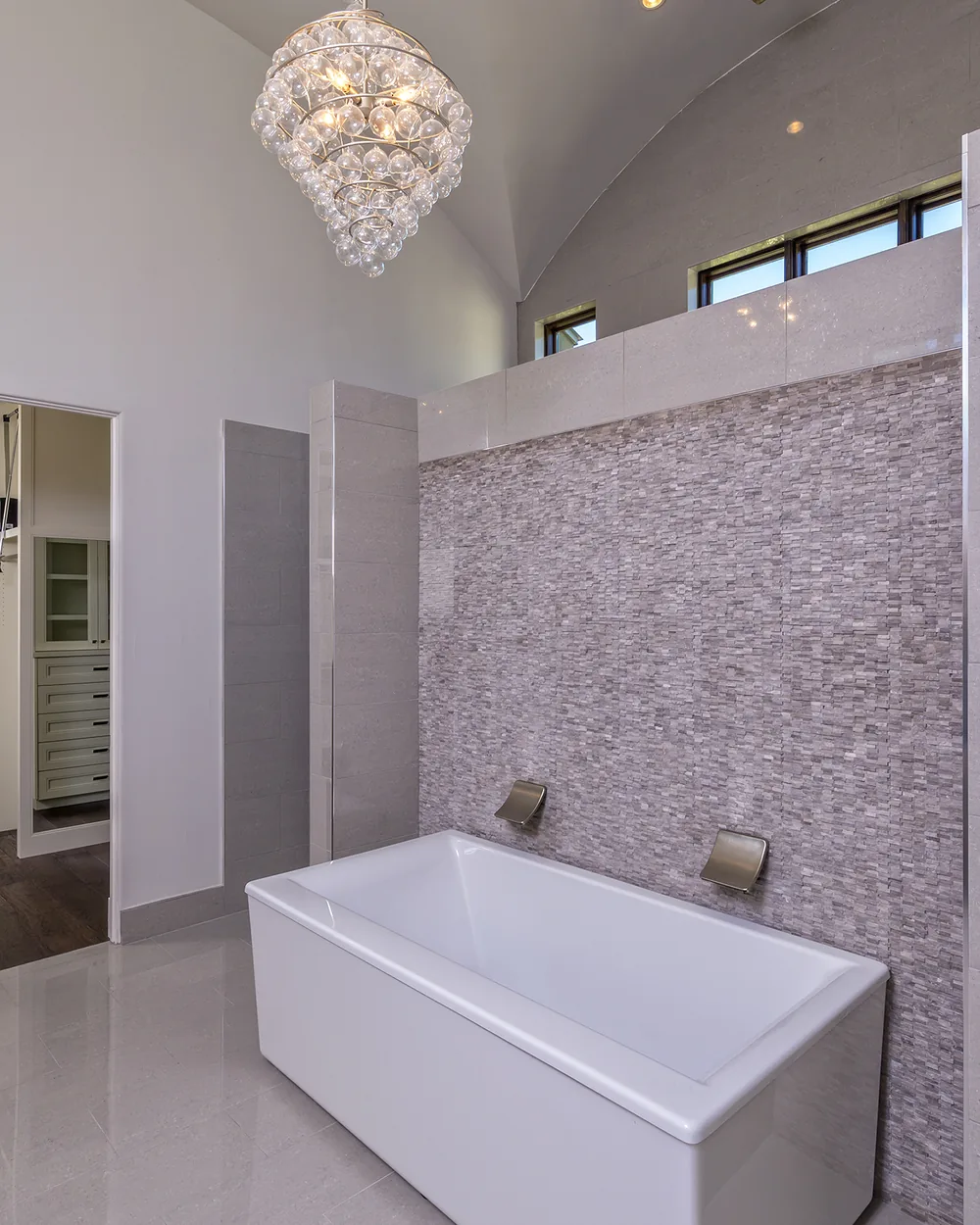 Luxury master bathroom remodel by Dynamic Custom Homes